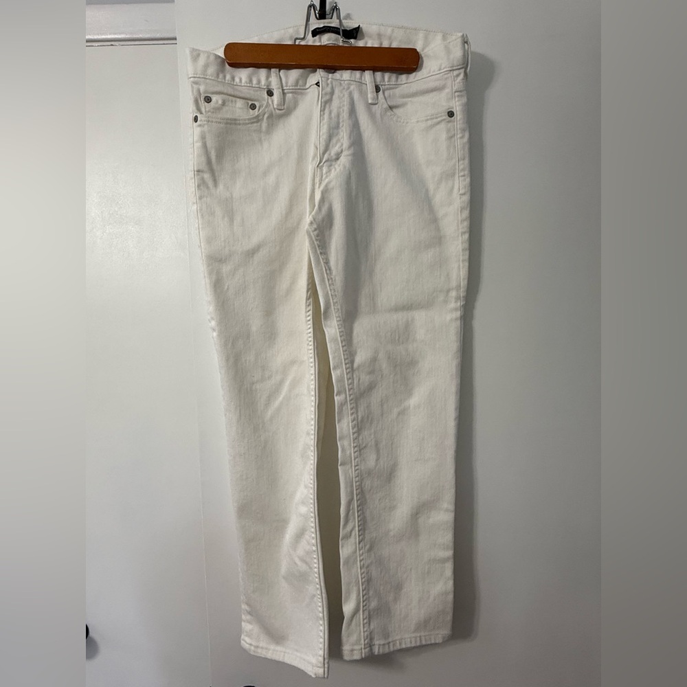 Banana Republic Ivory Slim Fit Jeans